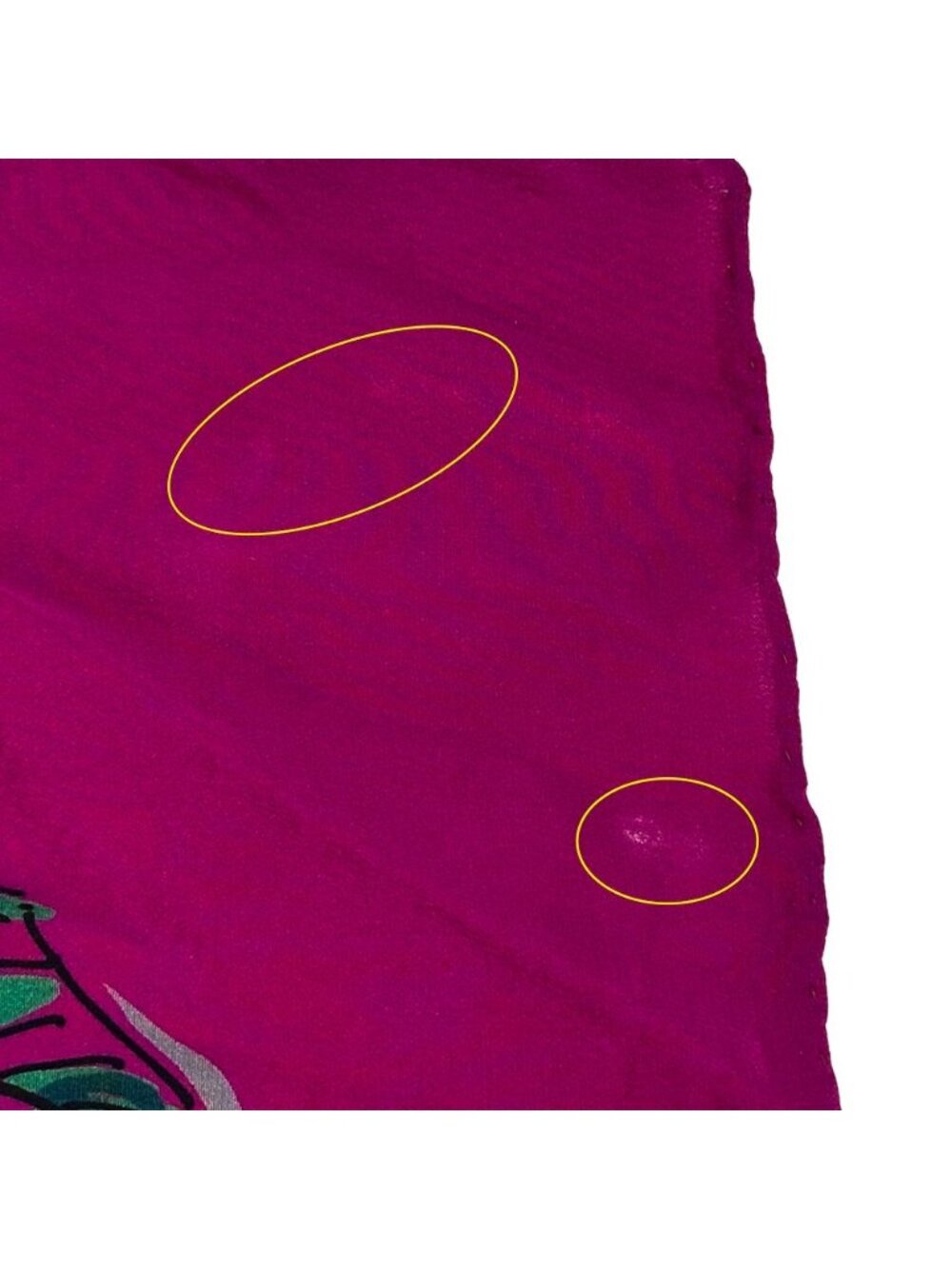 Chanel Scarf Mademoiselle Silk Purple Sheer Large - Picture 10 of 14